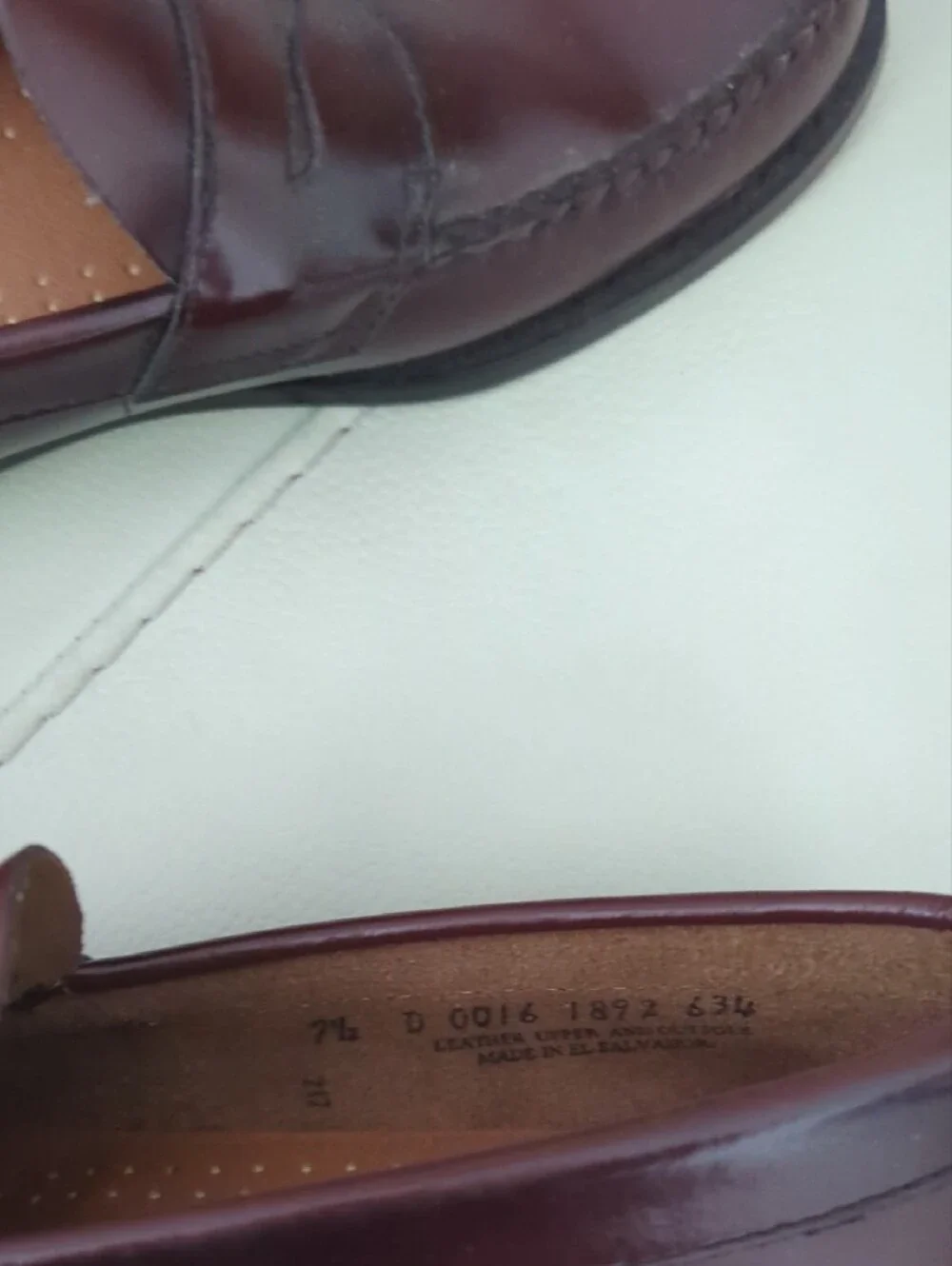 G.H. Bass & Co. polished burgundy